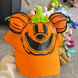 Disney Mickey Mouse Halloween pumpkin hat for adults NWT